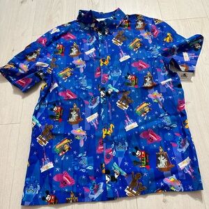 New Disney joey chou button-up top all over print